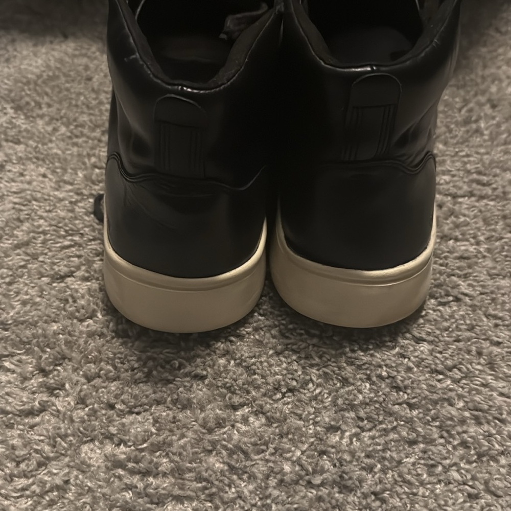 Cole Haan Men's Grand Crosscourt Modern Black and White Hight Top Sneakers - Picture 2 of 5